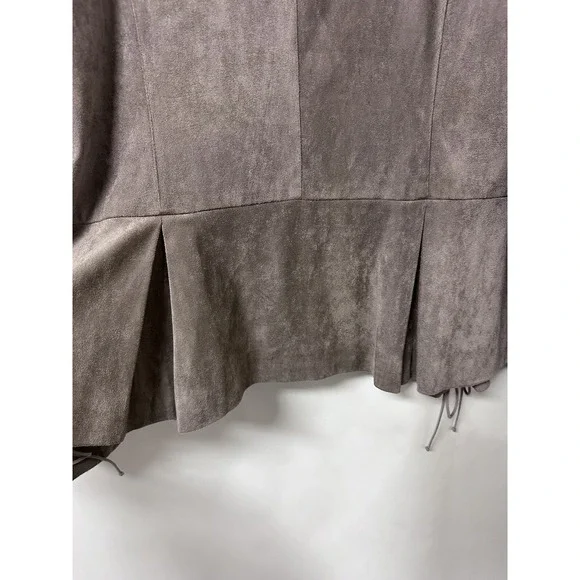 Kut From The Kloth Faux Suede Woman's Zip Jacket  ‎ (0065) - Picture 13 of 14